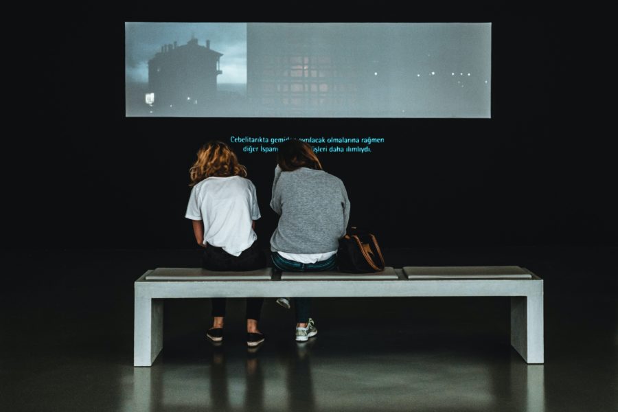 Museum when rain outside